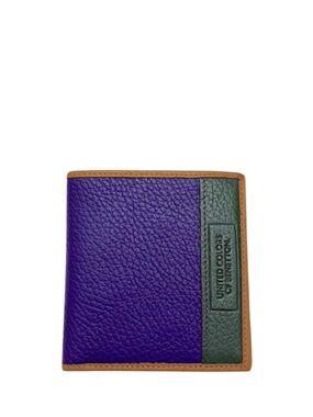 UNITED COLORS OF BENETTON - RED ORANGE YELLOW GREEN BLUE PURPLE BIFOLD WALLET
